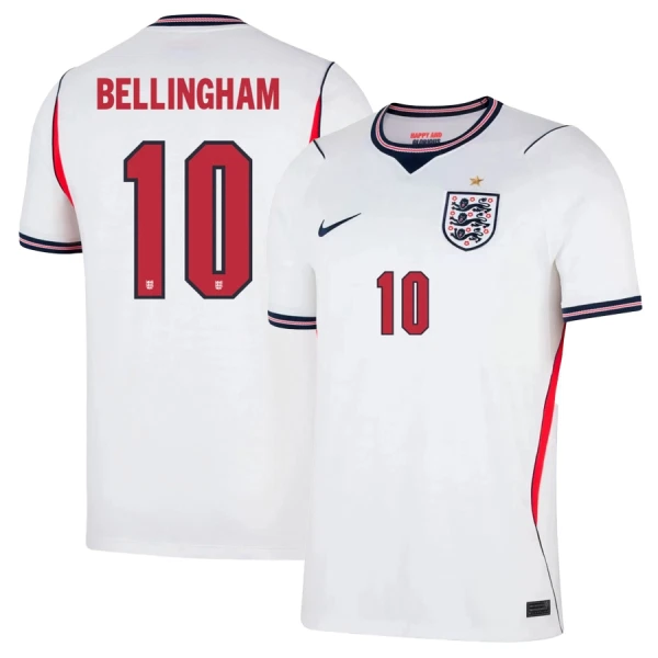 Maillot De Foot Angleterre Jude Bellingham 10 Domicile Coupe du Monde 2026 Maillot De Foot Angleterre Jude Bellingham 10 Domicile Coupe du Monde 2026