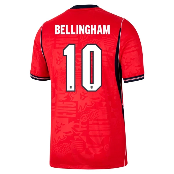 Maillot De Foot Angleterre Jude Bellingham 10 Extérieur Coupe du Monde 2026