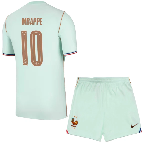 Kit De Football France Kylian Mbappé 10 Enfant Extérieur Coupe du Monde 2026