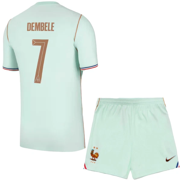 Kit De Football France Ousmane Dembélé 7 Enfant Extérieur Coupe du Monde 2026 Kit De Football France Ousmane Dembélé 7 Enfant Extérieur Coupe du Monde 2026