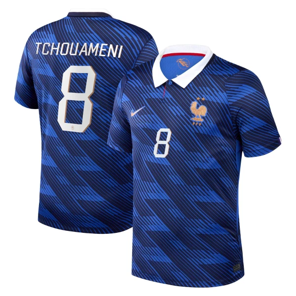 Maillot De Foot France Aurélien Tchouaméni 8 Domicile Coupe du Monde 2026 Maillot De Foot France Aurélien Tchouaméni 8 Domicile Coupe du Monde 2026
