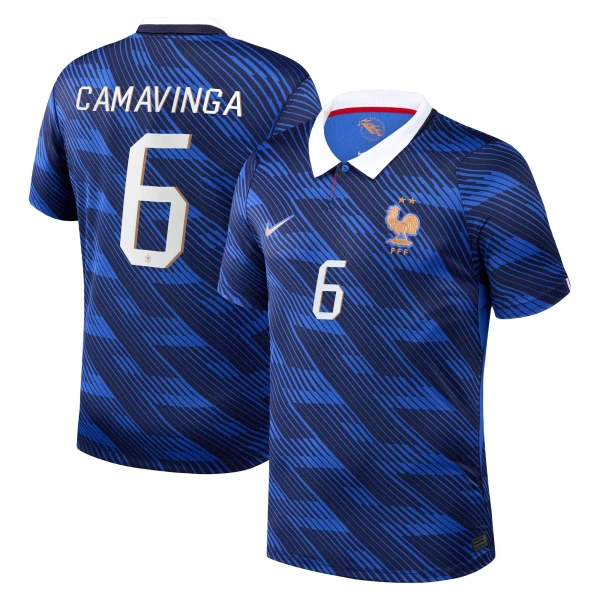 Maillot De Foot France Eduardo Camavinga 6 Domicile Coupe du Monde 2026 Maillot De Foot France Eduardo Camavinga 6 Domicile Coupe du Monde 2026