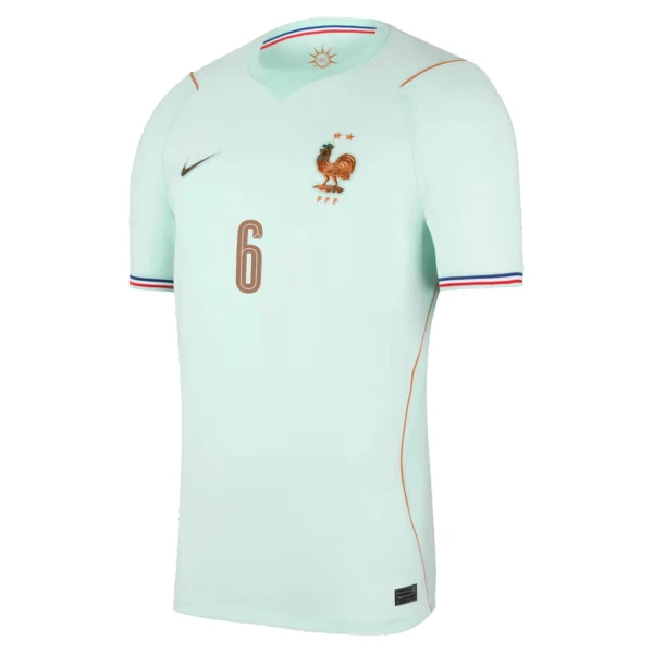 Maillot De Foot France Eduardo Camavinga 6 Extérieur Coupe du Monde 2026