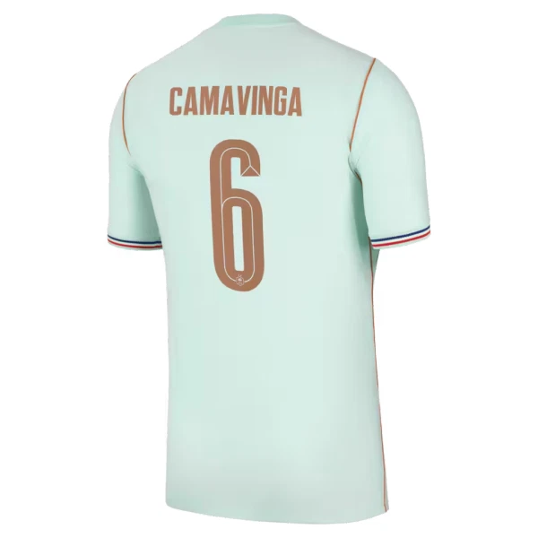 Maillot De Foot France Eduardo Camavinga 6 Extérieur Coupe du Monde 2026