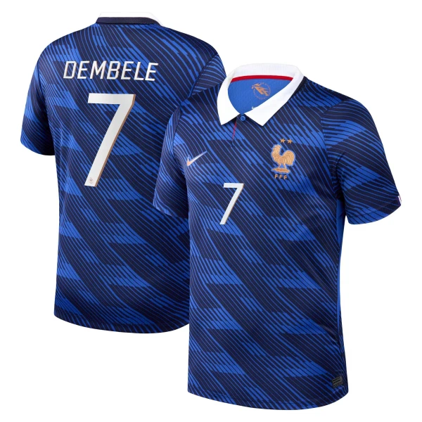 Maillot De Foot France Ousmane Dembélé 7 Domicile Coupe du Monde 2026