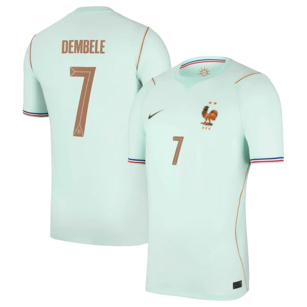 Maillot De Foot France Ousmane Dembélé 7 Extérieur Coupe du Monde 2026 Maillot De Foot France Ousmane Dembélé 7 Extérieur Coupe du Monde 2026