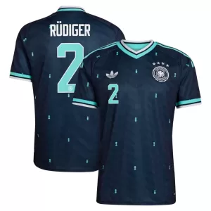 Maillot De Foot Allemagne Antonio Rudiger 2 Extérieur Coupe du Monde 2026