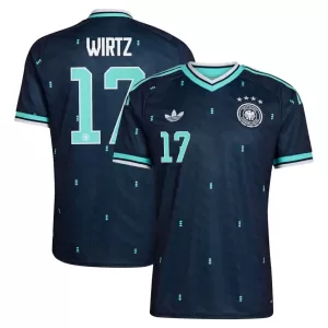 Maillot De Foot Allemagne Florian Wirtz 17 Extérieur Coupe du Monde 2026