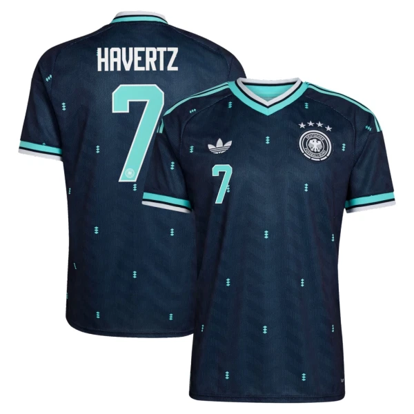 Maillot De Foot Allemagne Havertz 7 Extérieur Coupe du Monde 2026