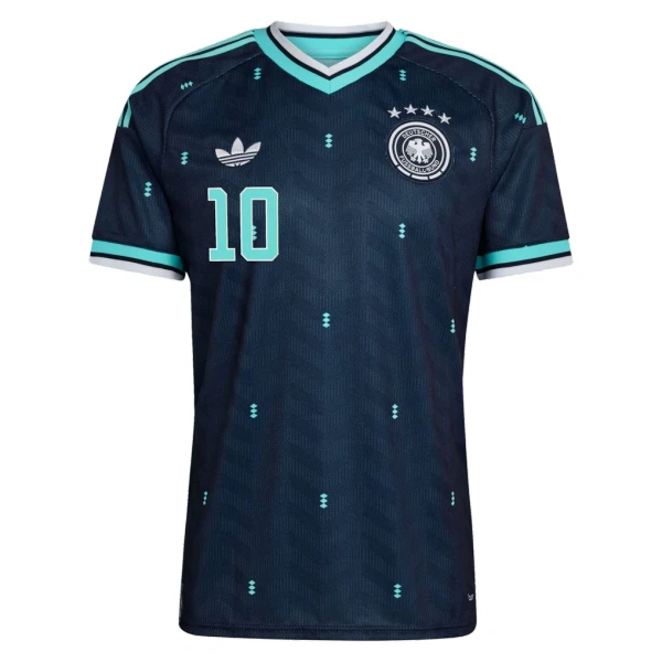 Maillot De Foot Allemagne Jamal Musiala 10 Extérieur Coupe du Monde 2026