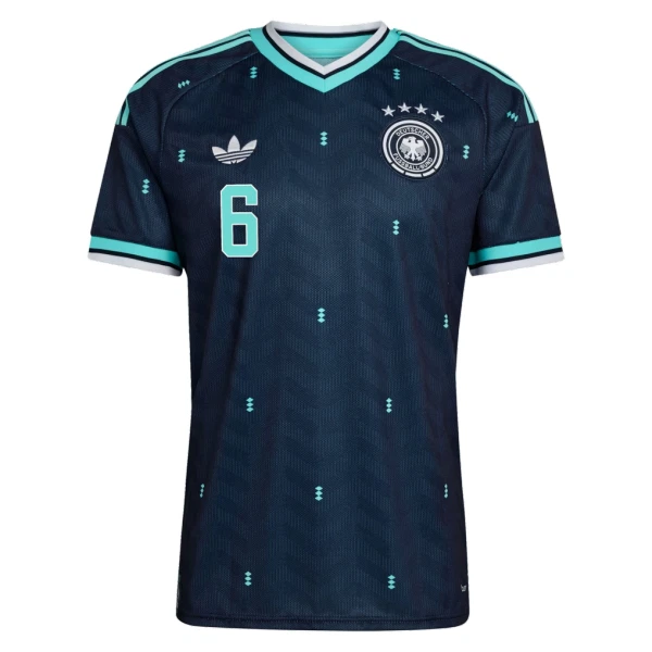 Maillot De Foot Allemagne Joshua Kimmich 6 Extérieur Coupe du Monde 2026