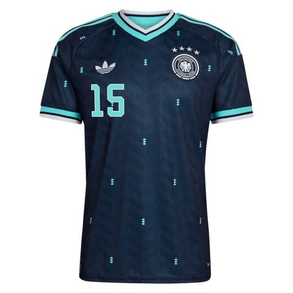Maillot De Foot Allemagne Nico Schlotterbeck 15 Extérieur Coupe du Monde 2026