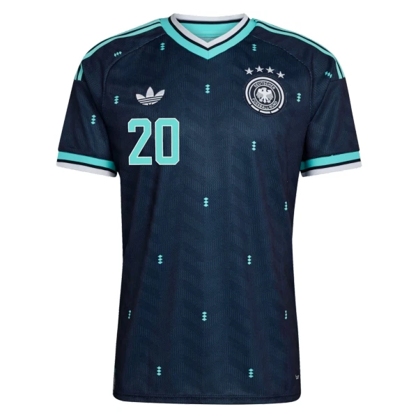 Maillot De Foot Allemagne Serge Gnabry 20 Extérieur Coupe du Monde 2026