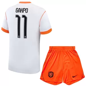 Kit De Football Pays-Bas Cody Gakpo 11 Enfant Extérieur Coupe du Monde 2026