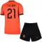 Kit De Football Pays-Bas Frenkie de Jong 21 Enfant Domicile Coupe du Monde 2026