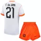 Kit De Football Pays-Bas Frenkie de Jong 21 Enfant Extérieur Coupe du Monde 2026
