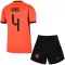 Kit De Football Pays-Bas Virgil van Dijk 4 Enfant Domicile Coupe du Monde 2026