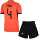 Kit De Football Pays-Bas Virgil van Dijk 4 Enfant Domicile Coupe du Monde 2026