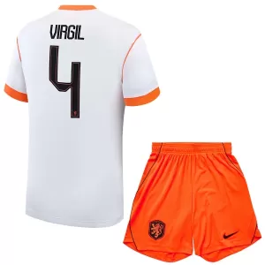 Kit De Football Pays-Bas Virgil van Dijk 4 Enfant Extérieur Coupe du Monde 2026