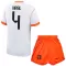 Kit De Football Pays-Bas Virgil van Dijk 4 Enfant Extérieur Coupe du Monde 2026