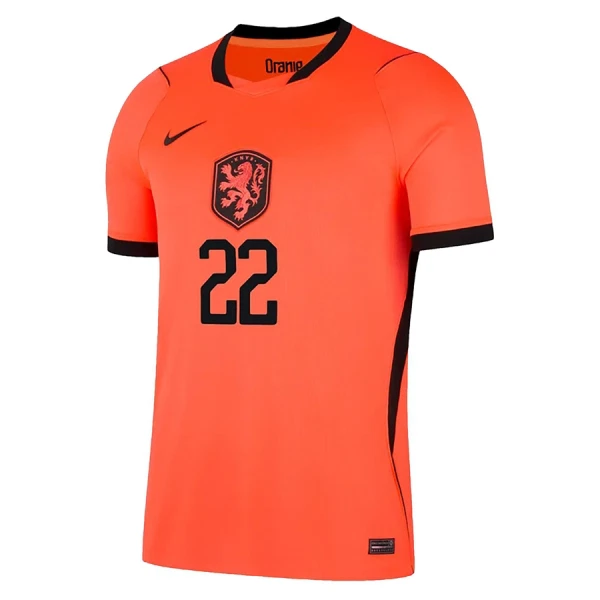 Maillot De Foot Pays-Bas Dumfries 22 Domicile Coupe du Monde 2026