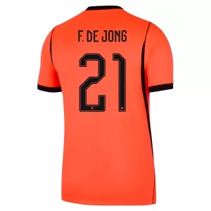 Maillot De Foot Pays-Bas Frenkie de Jong 21 Domicile Coupe du Monde 2026