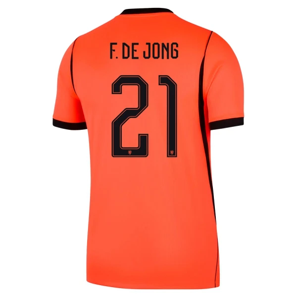 Maillot De Foot Pays-Bas Frenkie de Jong 21 Domicile Coupe du Monde 2026 Maillot De Foot Pays-Bas Frenkie de Jong 21 Domicile Coupe du Monde 2026