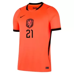 Maillot De Foot Pays-Bas Frenkie de Jong 21 Domicile Coupe du Monde 2026