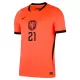 Maillot De Foot Pays-Bas Frenkie de Jong 21 Domicile Coupe du Monde 2026