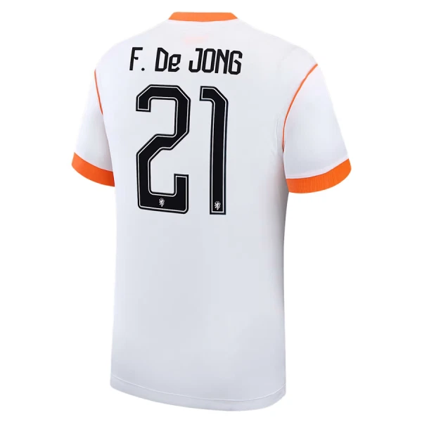Maillot De Foot Pays-Bas Frenkie de Jong 21 Extérieur Coupe du Monde 2026 Maillot De Foot Pays-Bas Frenkie de Jong 21 Extérieur Coupe du Monde 2026