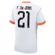 Maillot De Foot Pays-Bas Frenkie de Jong 21 Extérieur Coupe du Monde 2026 Maillot De Foot Pays-Bas Frenkie de Jong 21 Extérieur Coupe du Monde 2026