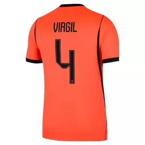 Maillot De Foot Pays-Bas Virgil van Dijk 4 Domicile Coupe du Monde 2026