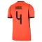 Maillot De Foot Pays-Bas Virgil van Dijk 4 Domicile Coupe du Monde 2026