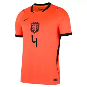 Maillot De Foot Pays-Bas Virgil van Dijk 4 Domicile Coupe du Monde 2026