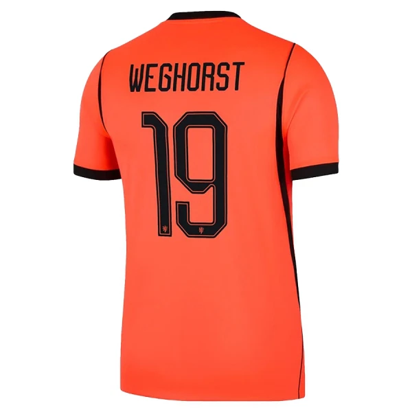 Maillot De Foot Pays-Bas Weghorst 19 Domicile Coupe du Monde 2026