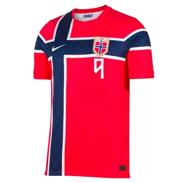 Kit De Football Norvège Erling Haaland 9 Enfant Domicile Coupe du Monde 2026