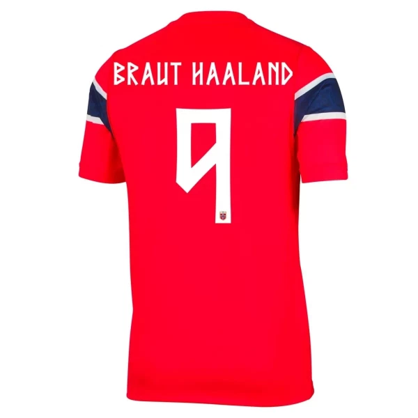 Kit De Football Norvège Erling Haaland 9 Enfant Domicile Coupe du Monde 2026