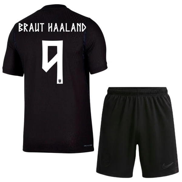Kit De Football Norvège Erling Haaland 9 Enfant Extérieur Coupe du Monde 2026