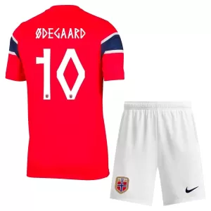 Kit De Football Norvège Martin Ødegaard 10 Enfant Domicile Coupe du Monde 2026
