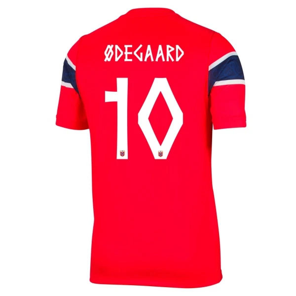 Maillot De Foot Norvège Martin Ødegaard 10 Domicile Coupe du Monde 2026
