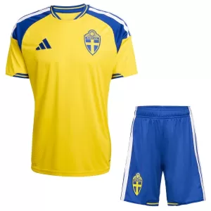 Kit De Football Suède Enfant Domicile Coupe du Monde 2026