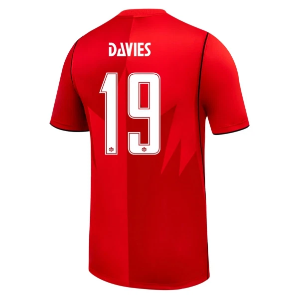 Maillot De Foot Canada Alphonso Davies 19 Domicile Coupe du Monde 2026 Maillot De Foot Canada Alphonso Davies 19 Domicile Coupe du Monde 2026