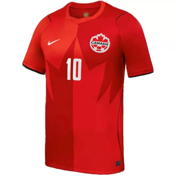 Maillot De Foot Canada J. David 10 Domicile Coupe du Monde 2026