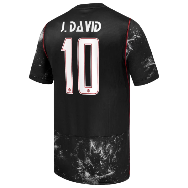 Maillot De Foot Canada J. David 10 Extérieur Coupe du Monde 2026