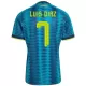 Maillot De Foot Colombie Luis Díaz 7 Extérieur Coupe du Monde 2026
