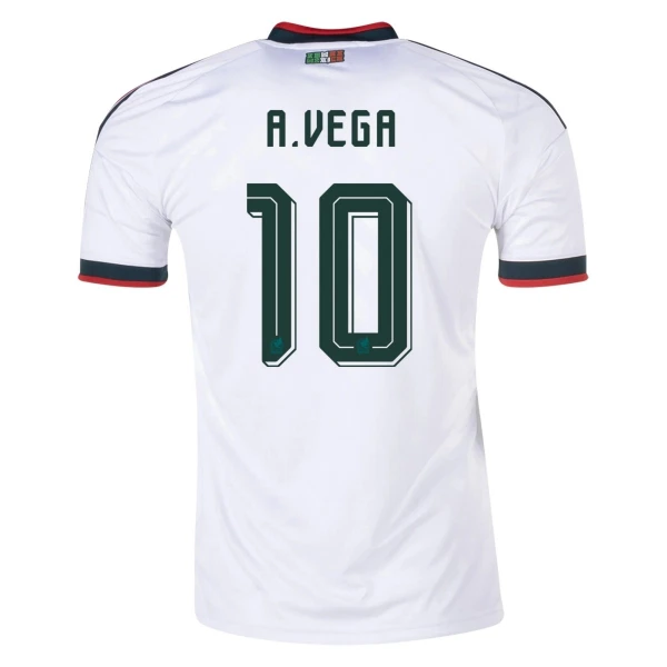 Maillot De Foot Mexique A. Vega 10 Extérieur Coupe du Monde 2026 Maillot De Foot Mexique A. Vega 10 Extérieur Coupe du Monde 2026