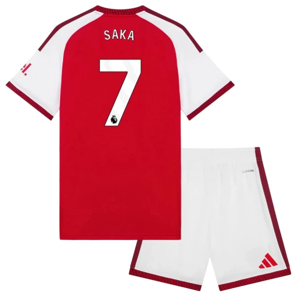 Kit De Football Arsenal Bukayo Saka 7 Enfant Domicile 26/27 Kit De Football Arsenal Bukayo Saka 7 Enfant Domicile 26/27
