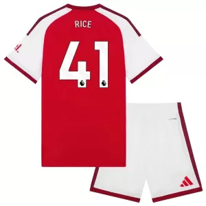 Kit De Football Arsenal Declan Rice 41 Enfant Domicile 26/27 Kit De Football Arsenal Declan Rice 41 Enfant Domicile 26/27