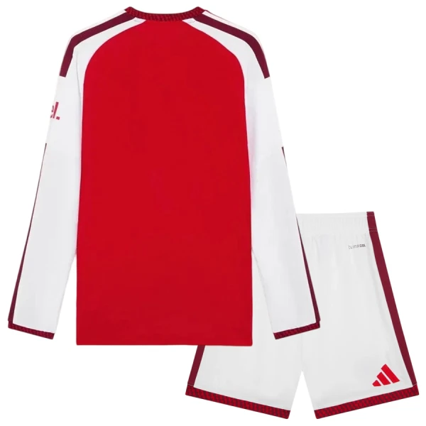 Kit De Football Arsenal Enfant Domicile 26/27 Manches Longues