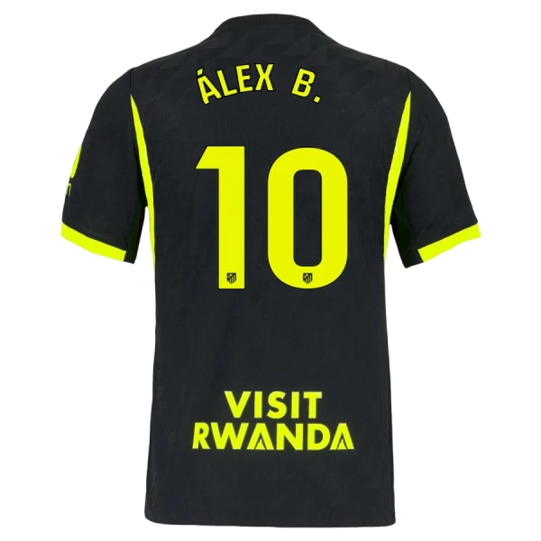 Maillot De Foot Atlético Madrid Alex B. 10 Extérieur 26/27 Maillot De Foot Atlético Madrid Alex B. 10 Extérieur 26/27
